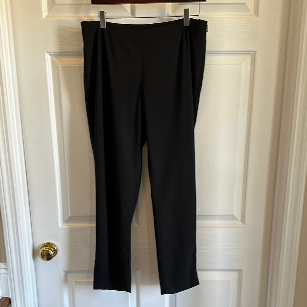 Lafayette 148 New York Sz 8 Black Pants 17” across Waist